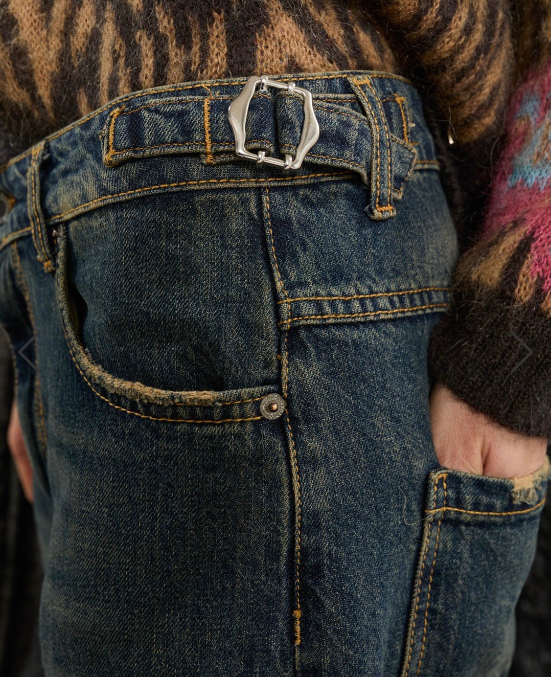 Jeans denim balloon carpenter Souvenir