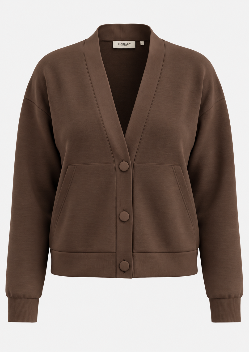 Cardigan scollo a V Mark Up