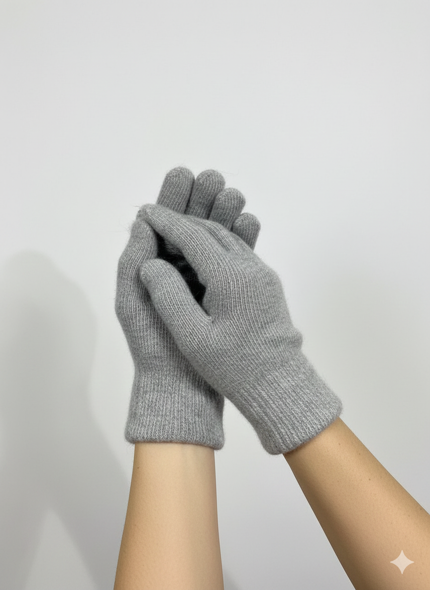 Guanti misto lana Kontatto