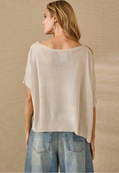 Maglia cut out in lurex Souvenir