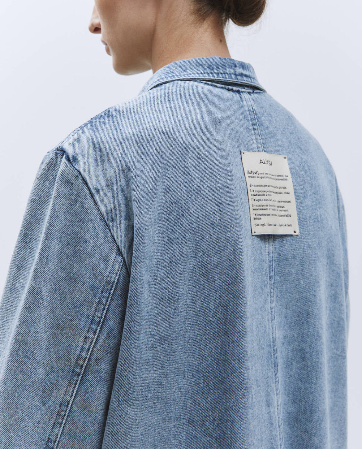 Trench Denim lungo  Alysi