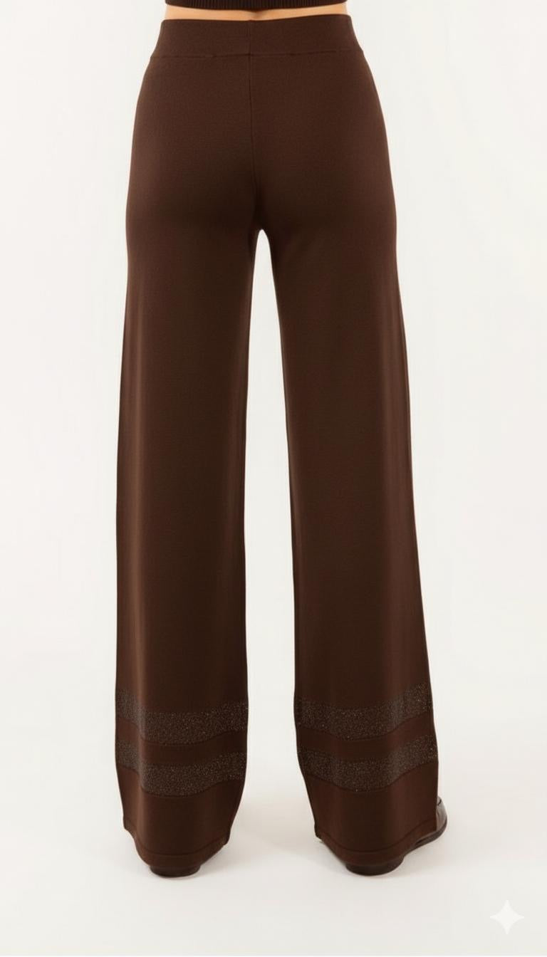 Pantalone righe lurex Kontatto