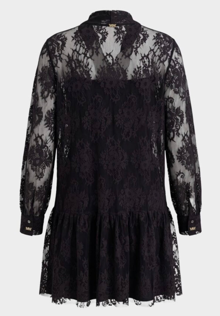Abito corto in pizzo Mark Up