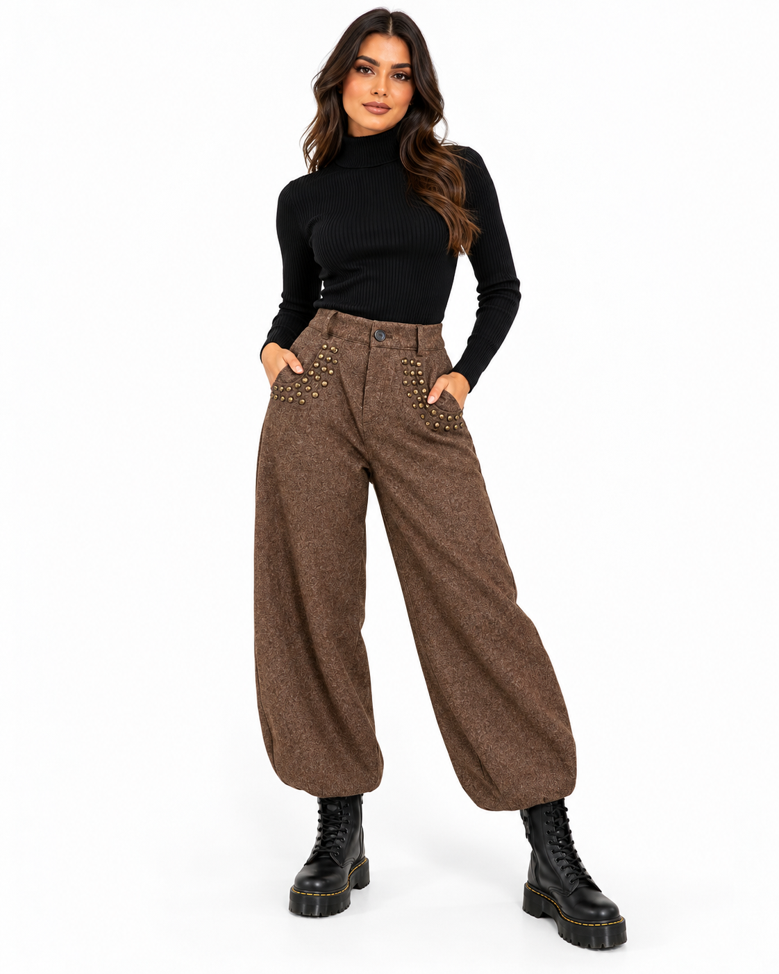 Pantalone Balloon con borchie  Souvenir