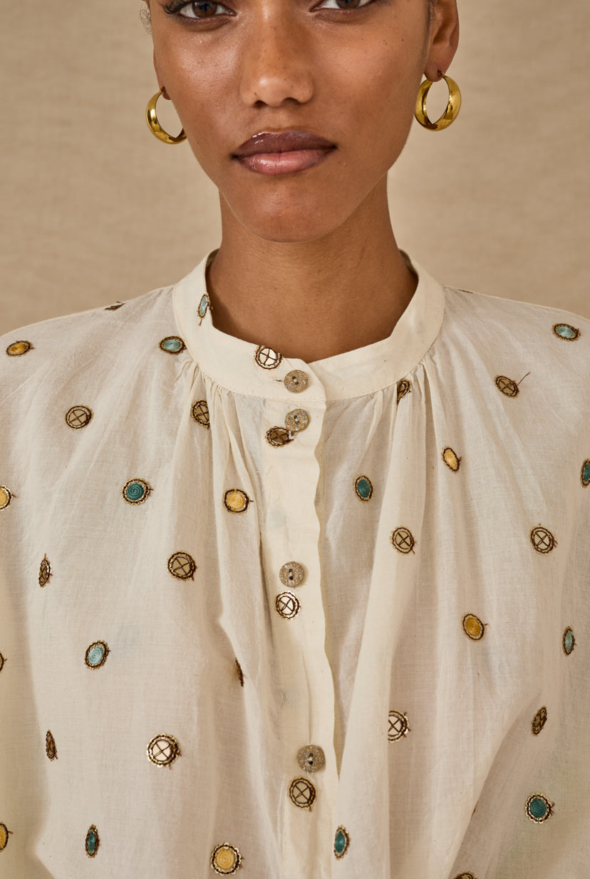 Camicia con ricami Souvenir