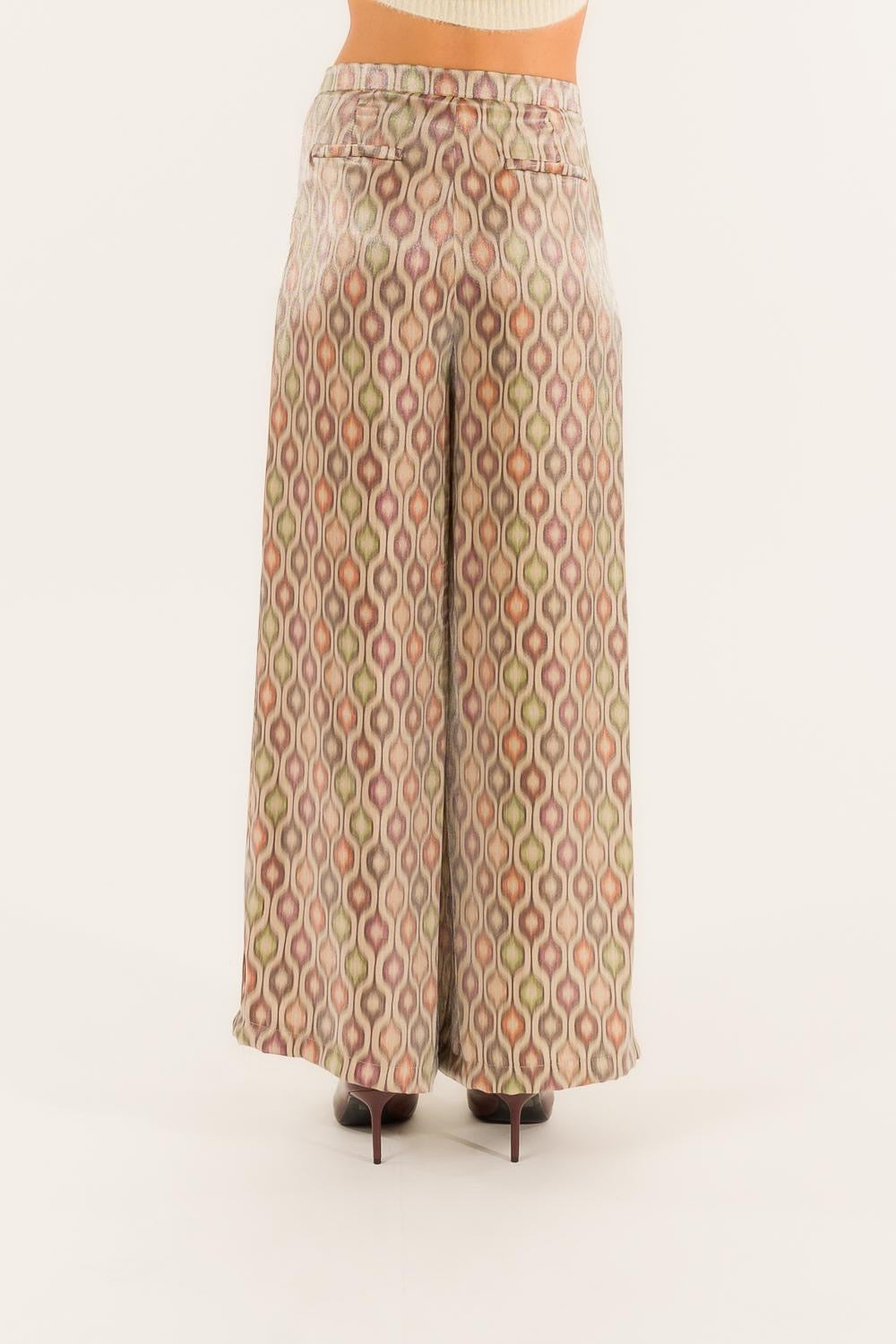 Pantalone pinces fantasia Kontatto