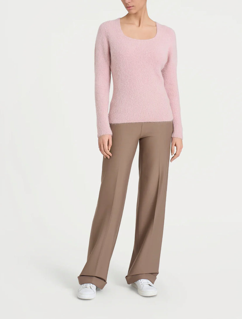 Maglia con scollo madonna in Misto Alpaca RAGNO