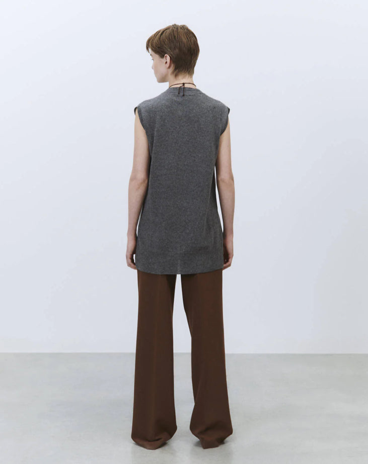 Gilet lungo in cachemire Alysi