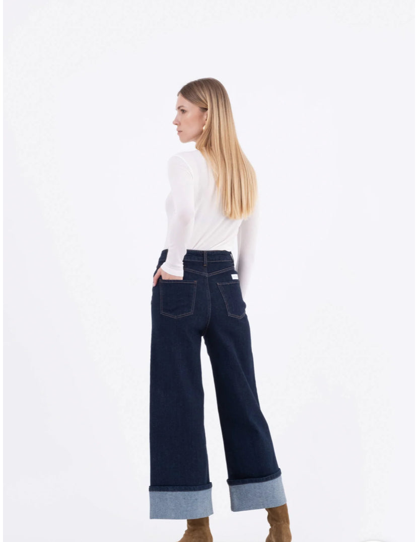 JEANS COTONE STRETCH A GAMBA DRITTA PINA Vicario Cinque