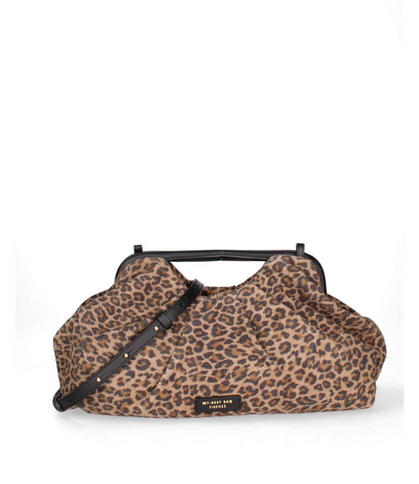 Suede Leather Pochette My best Bag Firenze