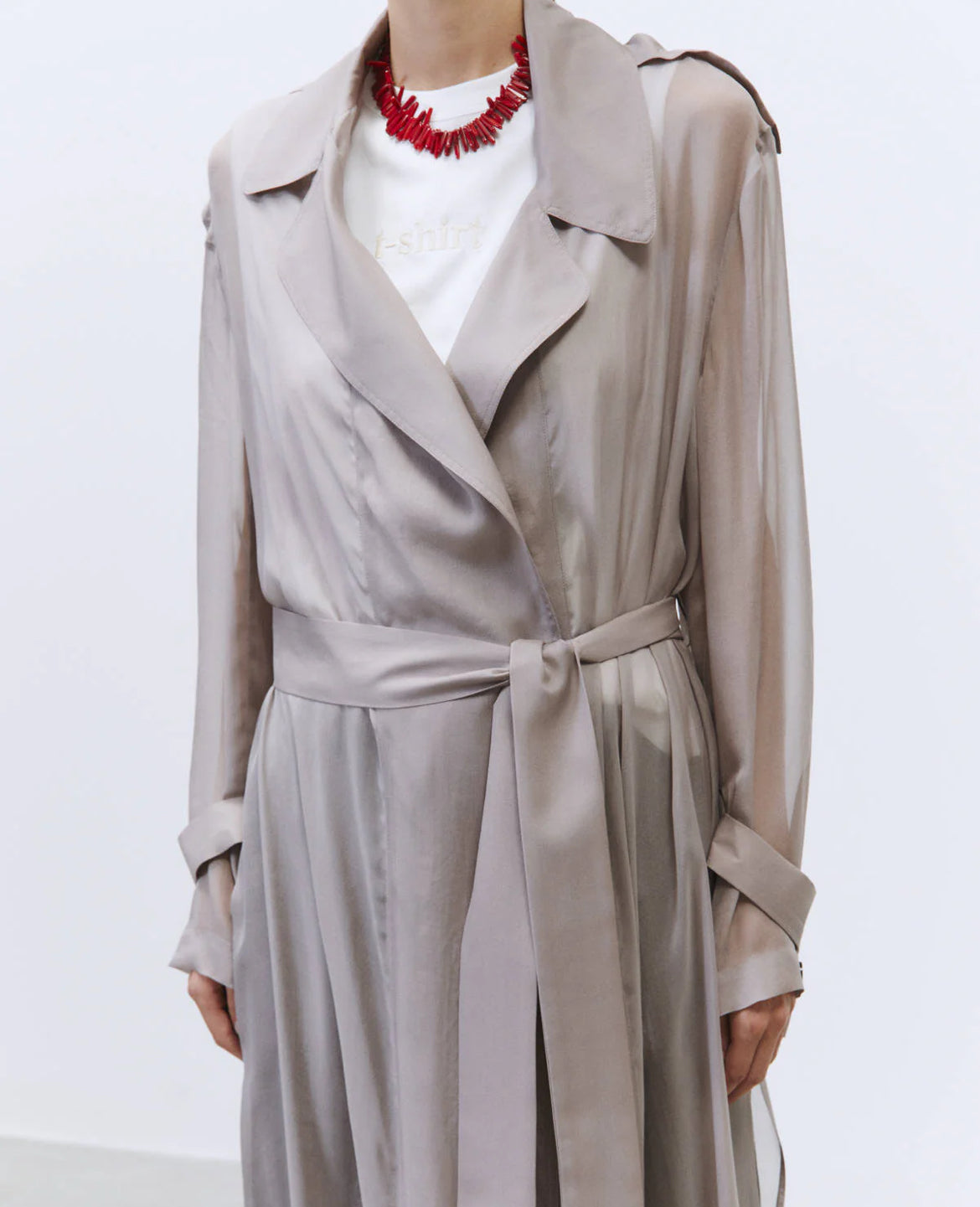 Trench chiffon  Alysi