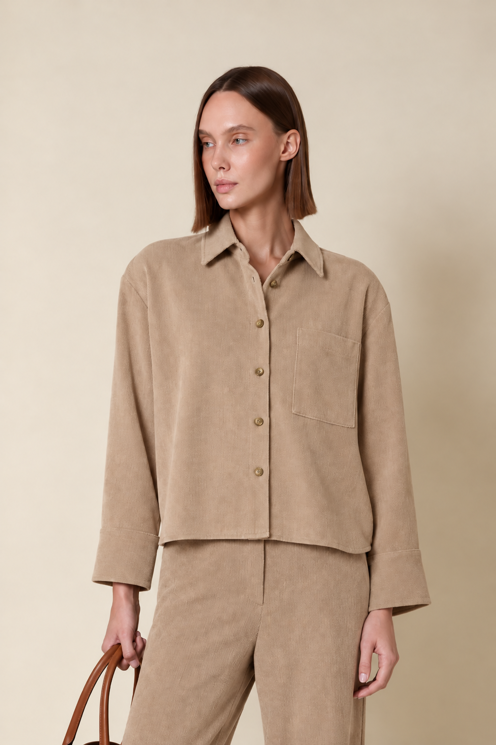 Giacca Camicia Susanna in Velluto Vicario Cinque