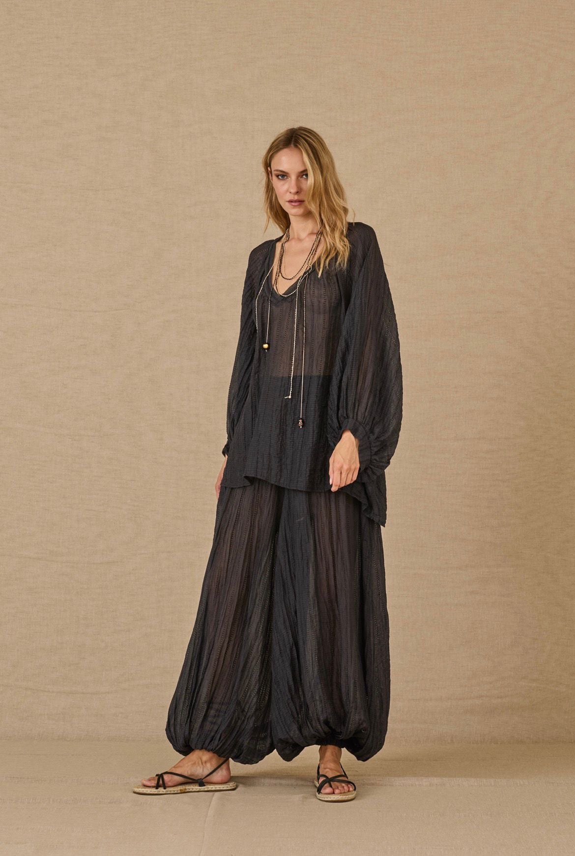 Blusa semi trasparente Souvenir