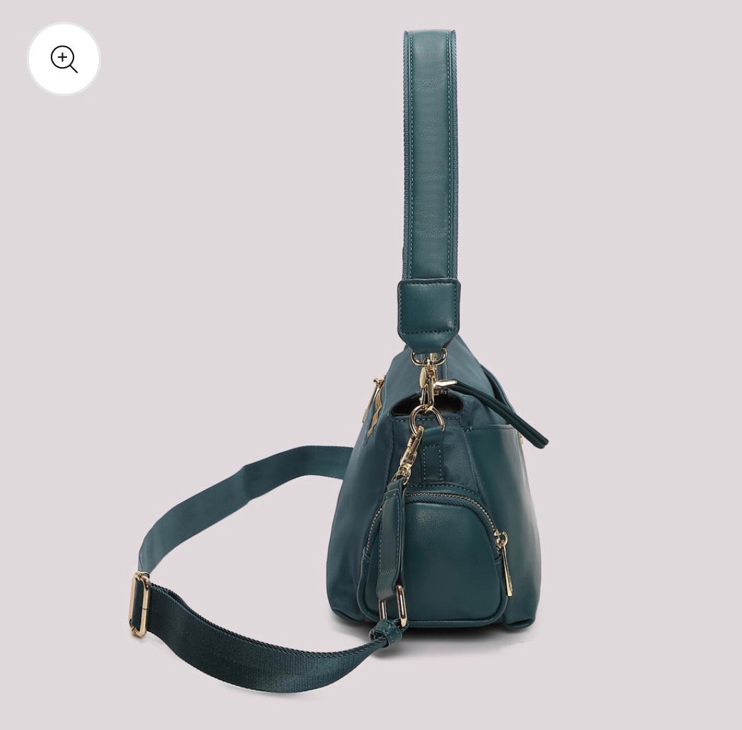 Borsa a tracolla in nylon Mimi-Mua