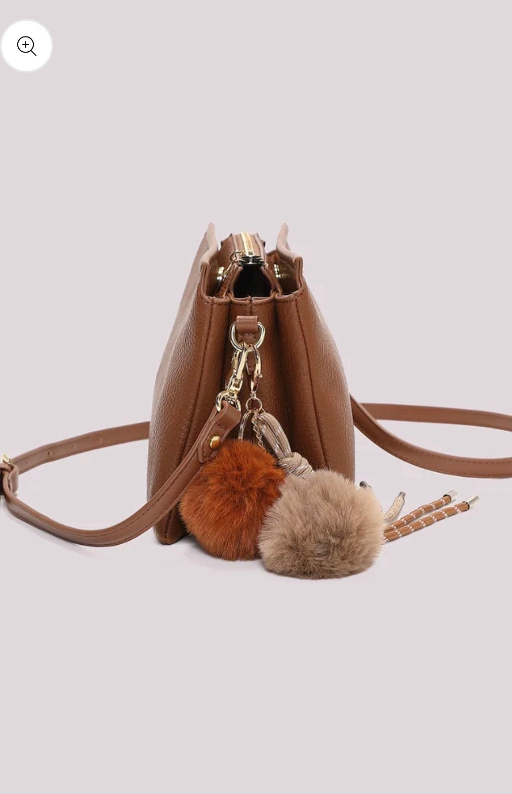 Borsa a tracolla con dettaglio appeso Mimi-Mua