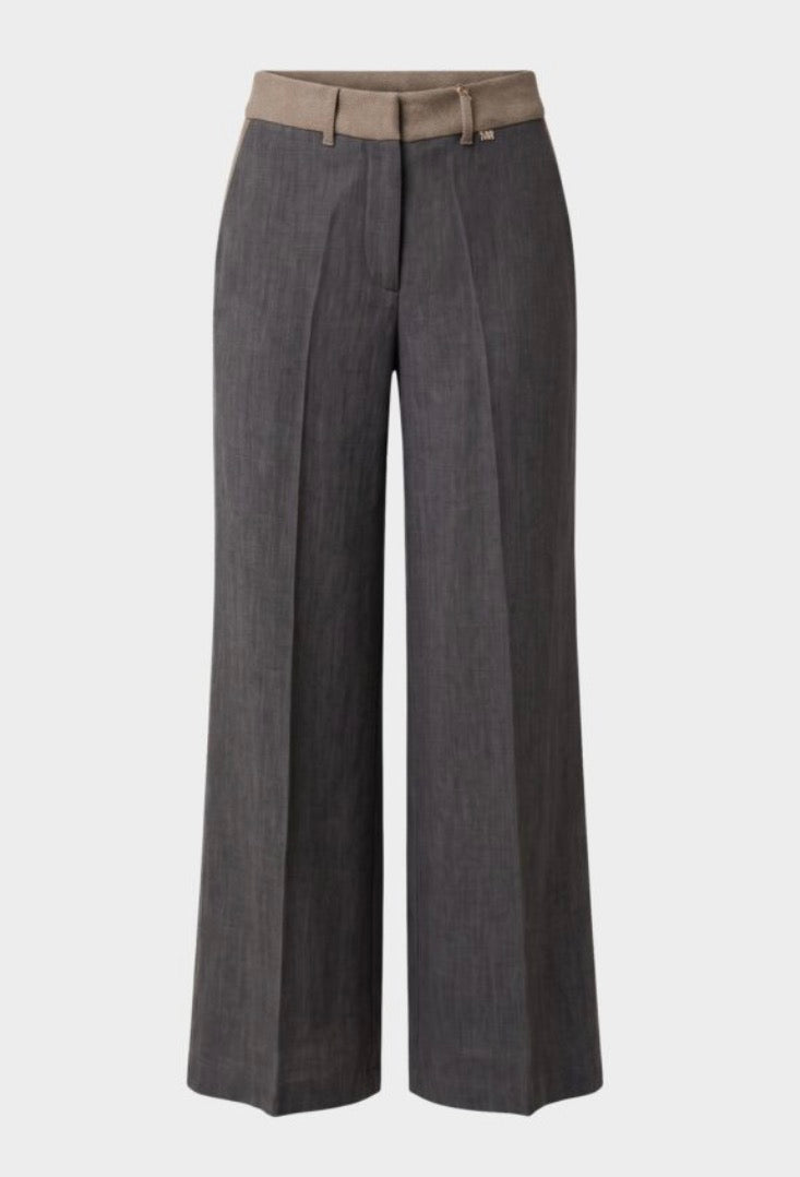Pantalone palazzo in tessuto spigato Mark Up