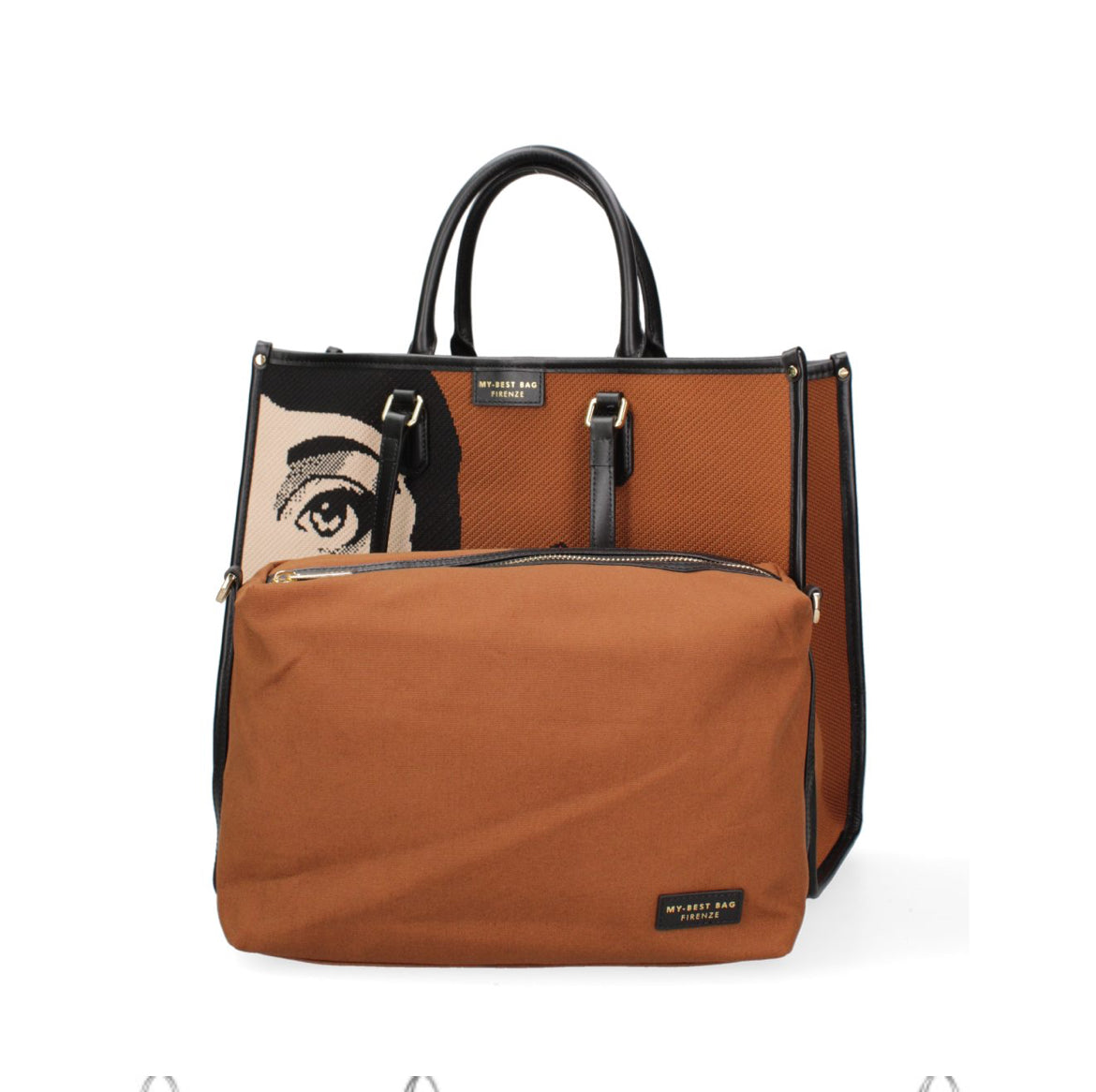 Borsa media Butterfly con pochette interna My best Bag