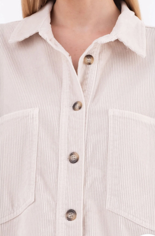 Giacca camicia Velluto Millerighe Ruanda Vicario Cinque