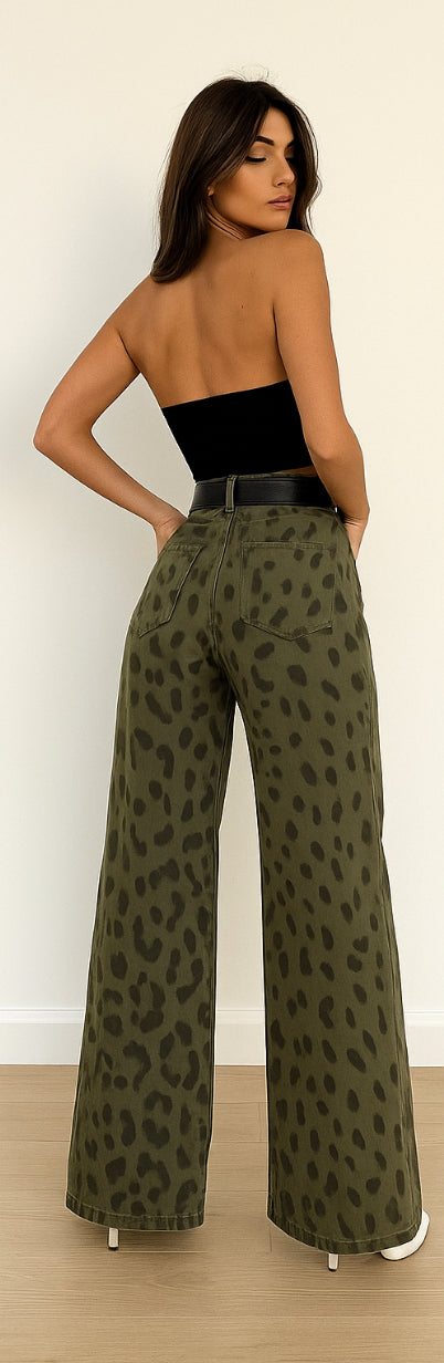 Jeans  leopardato Kontatto