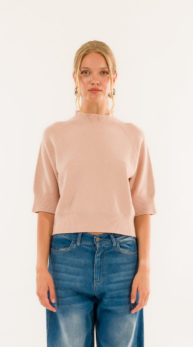 Maglia lupetto manica corta Kontatto