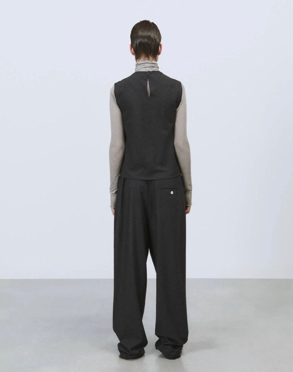 Top flanella ricamato a mano  Alysi