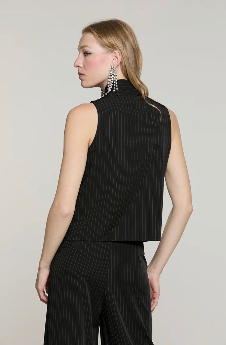 Blusa Moussa con fiocco Gessata Relish