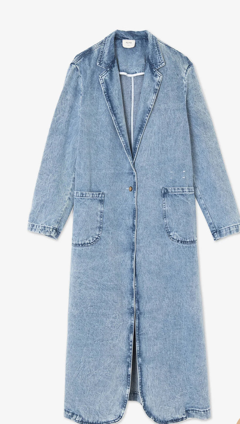 Trench Denim lungo  Alysi
