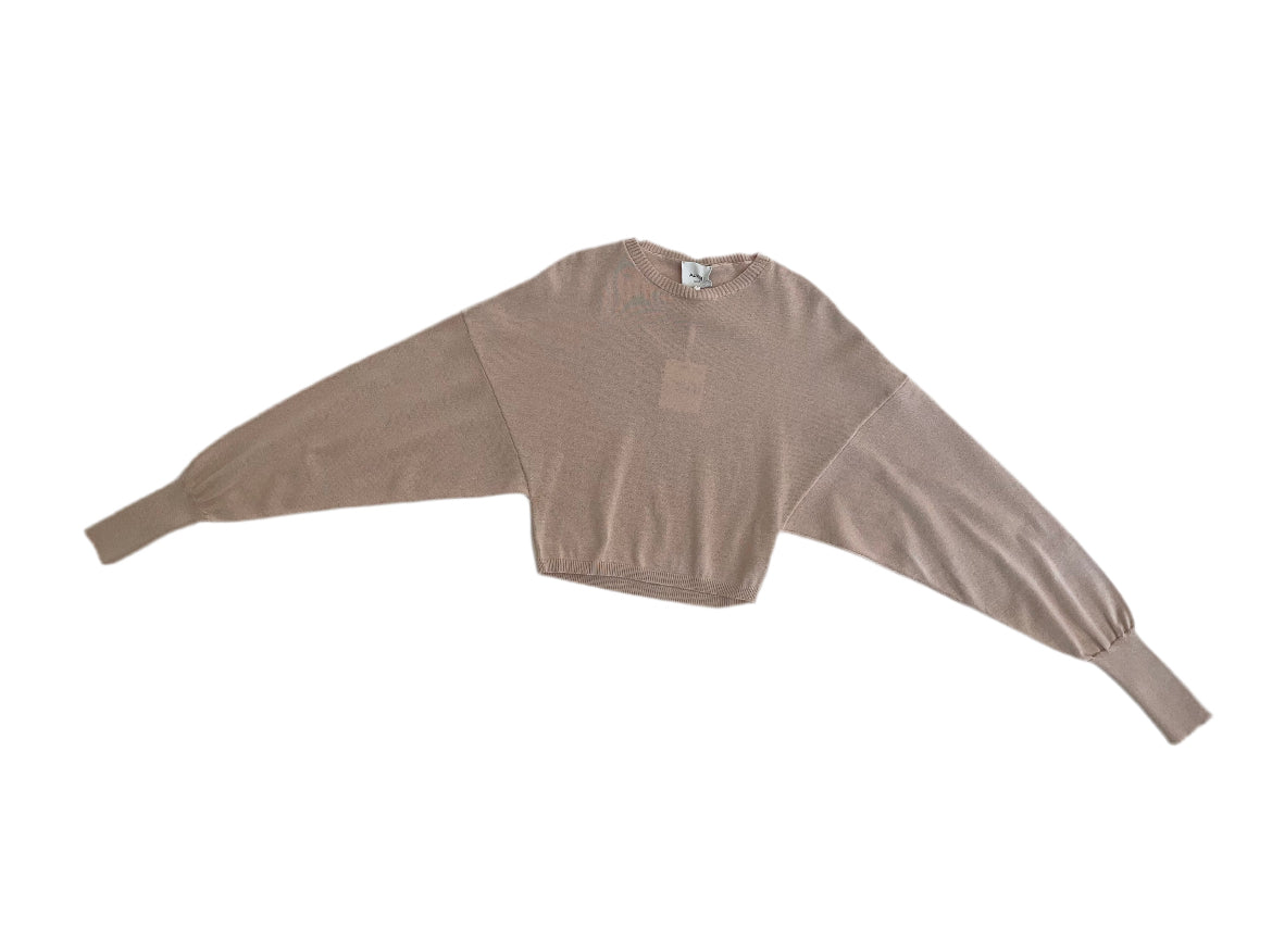 Maglia cropped cotone crepe Alysi