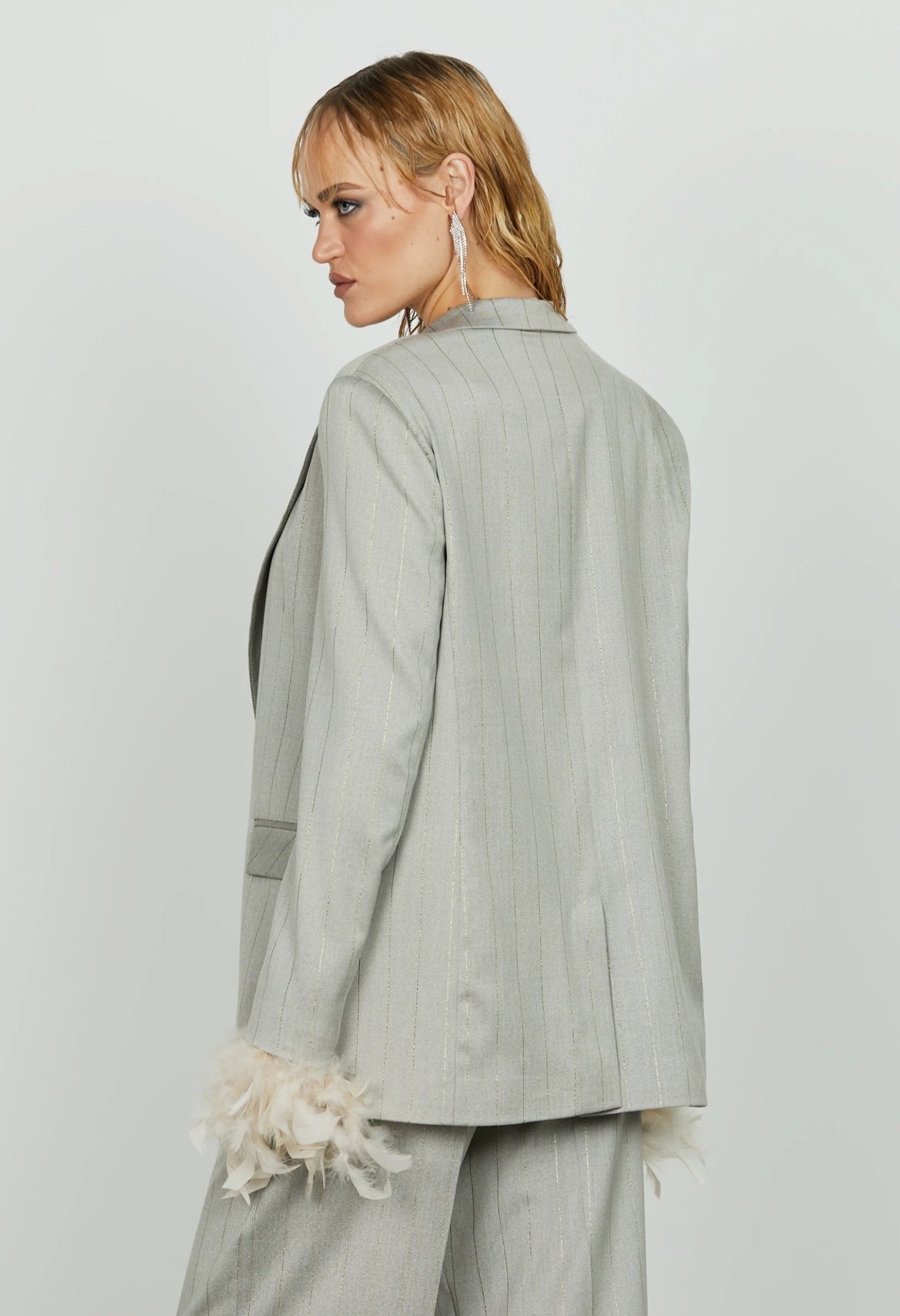 Giacca Breda con piume Relish