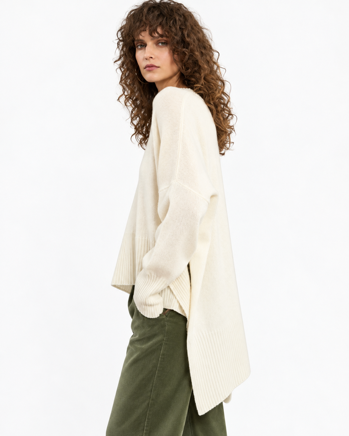 Maglia oversize asimmetrica Souvenir