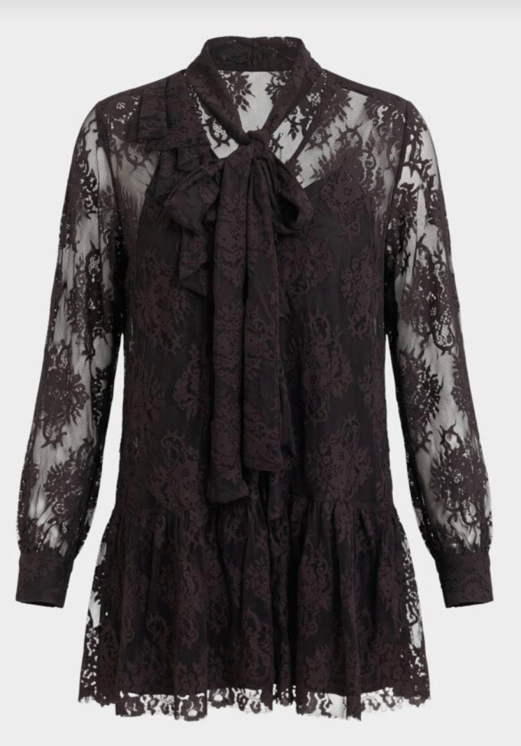 Abito corto in pizzo Mark Up