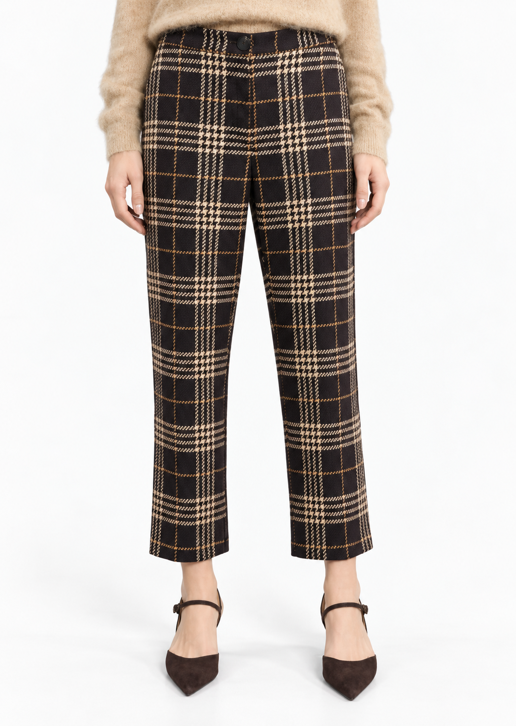 Pantalone cropped check Souvenir