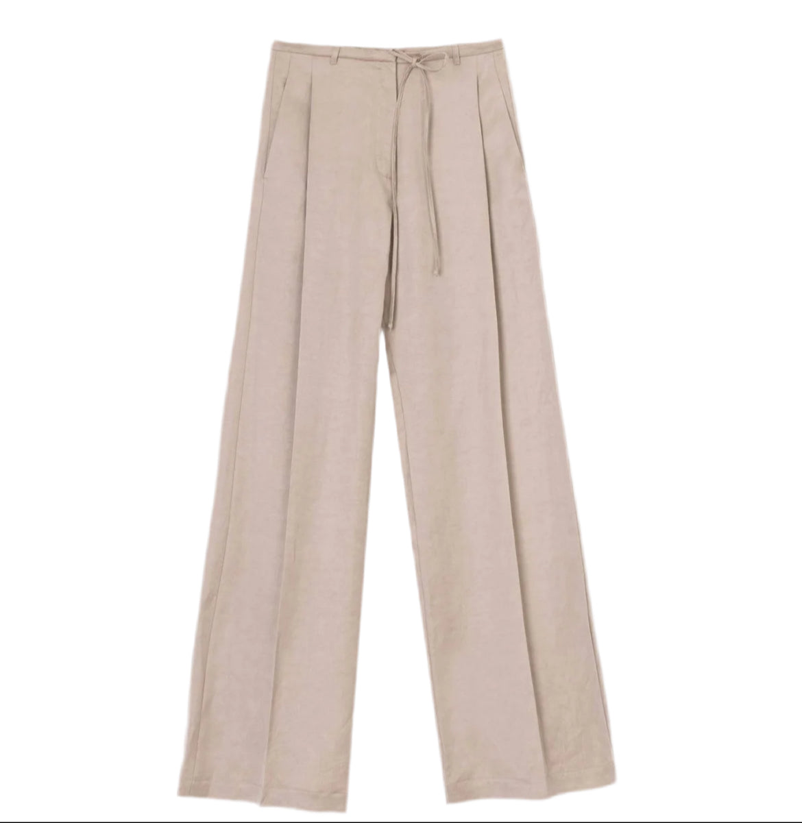 Pantalone wide leg con pence Alysi