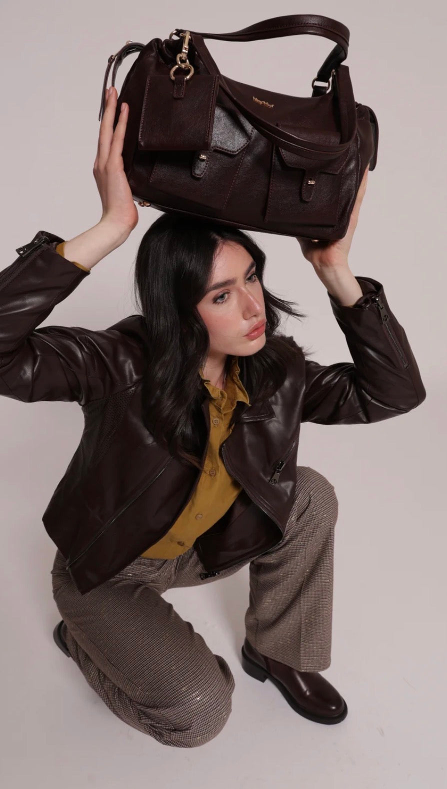 Borsa a braccio con tasche Mimi-Mua