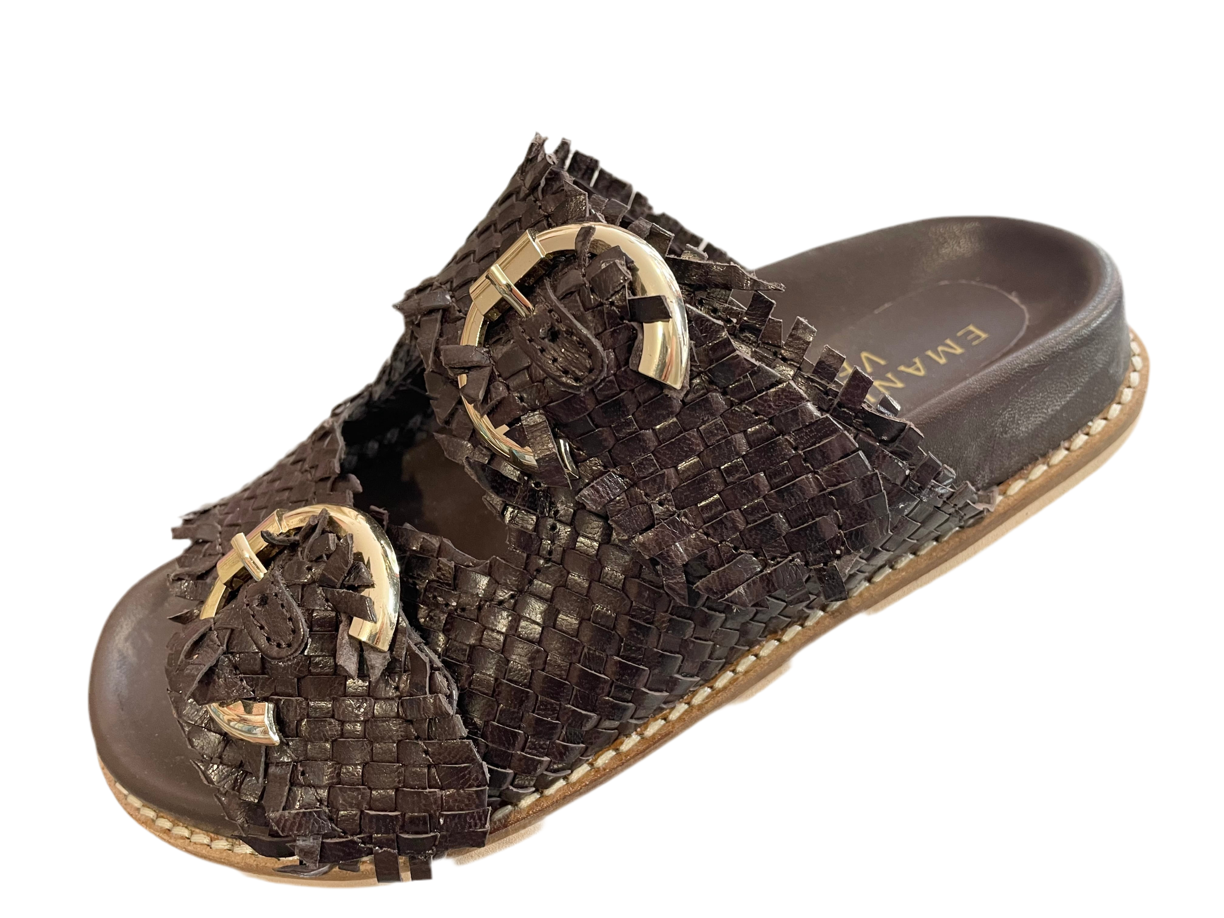 Ciabattone con ganci oro Emanuelle Vee